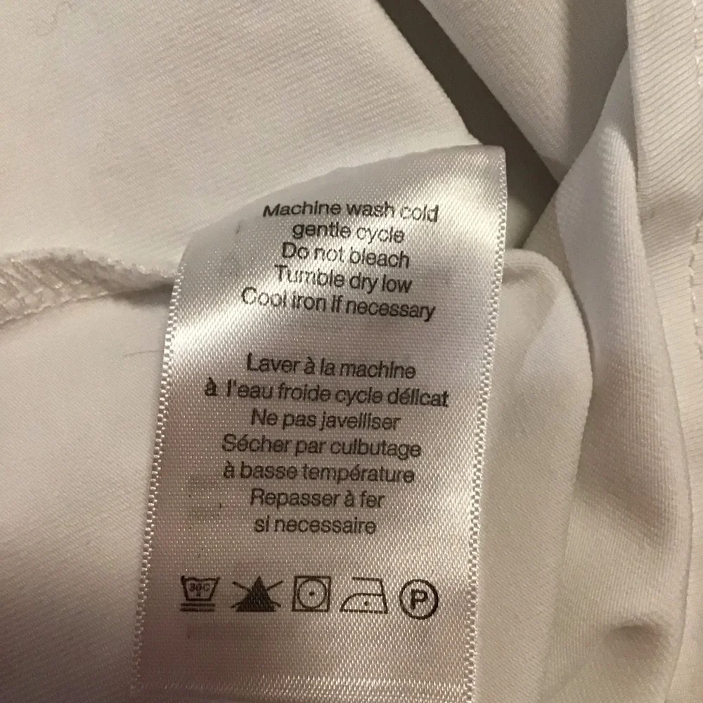 Veronica Beard Jeans Women’s White Blouse Flared Ruffle Short Sleeve - Picture 8 of 8